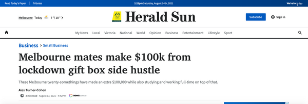 AFH Featured in the Herald Sun