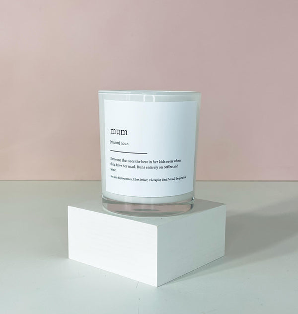 Mum Definition Candle