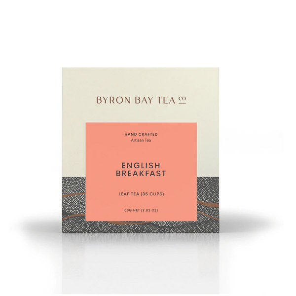 English Breakfast Leaf Box 80g - Byron Bay Tea