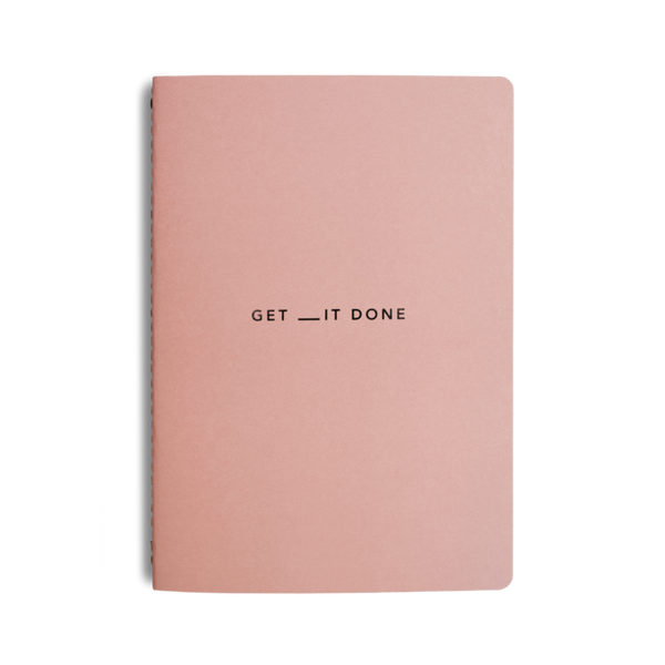 Get __it Done Coral A5 Notebook
