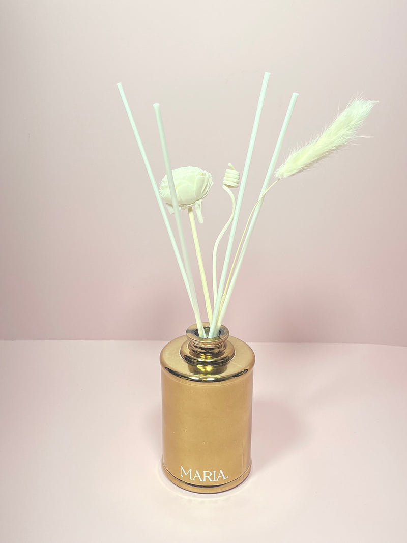Copper Personalised Room Diffuser with preserved florals - 250ml
