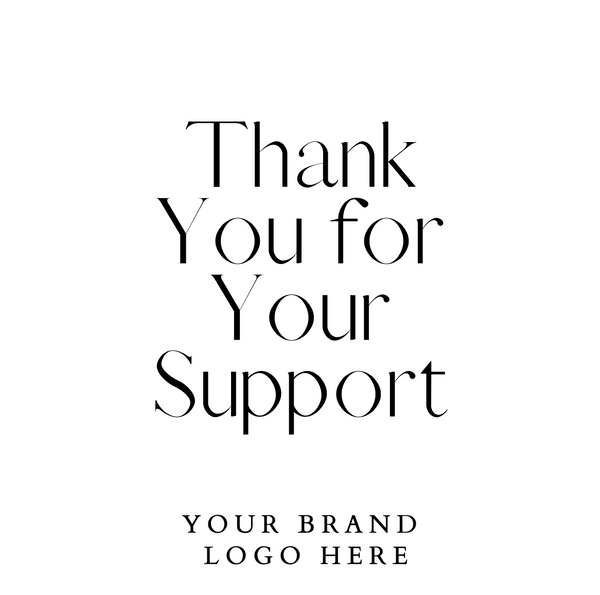 Thank You/Branded Candle