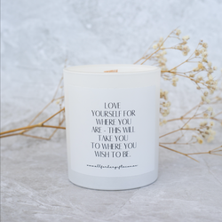 Love Yourself WoodWick Candle