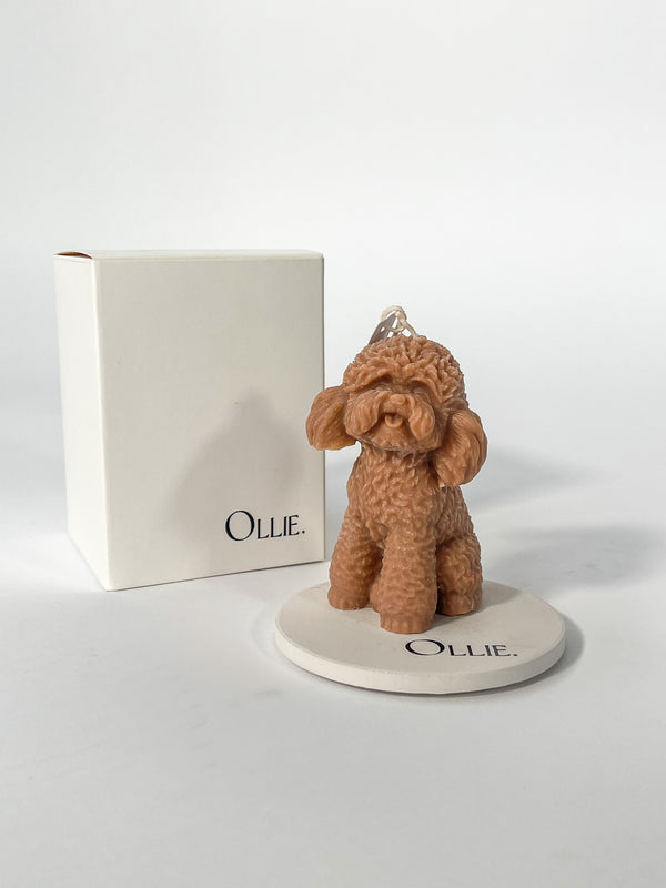 Personalised Cavoodle/Poodle dog scented candle